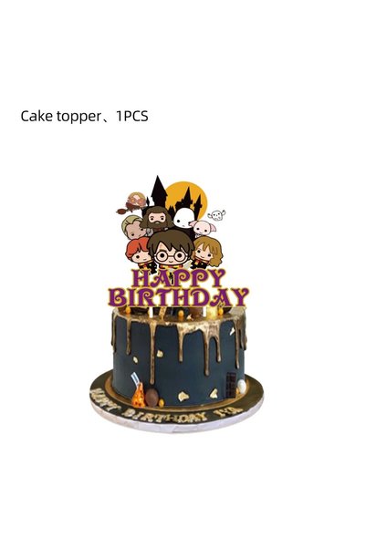 Hasbro 1pcs cake topper Cartoon Magicss Kids Birthday Party Decoration Academ...