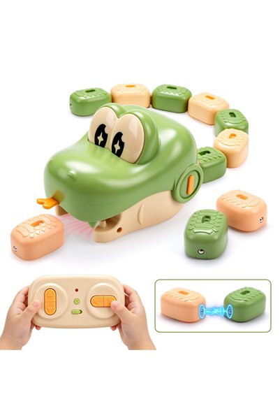 Choice Green Remote Control Magnetic Greedy Snake Toys Dual Player Battle Gre...