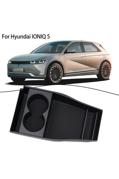 Choice 1 Pcs ABS Black Center Armrest Hidden Box Cup Holder Console Organizer...