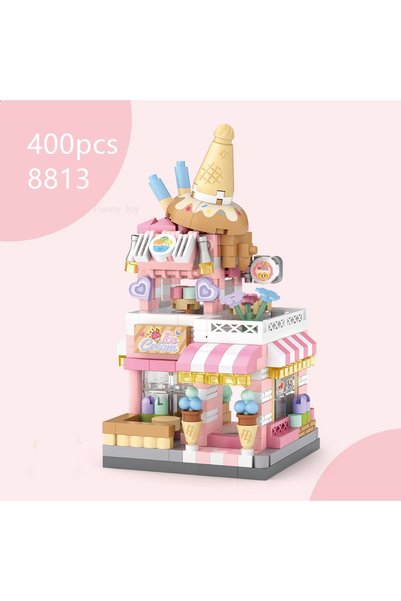 Choice 8813 Panda Pet Coffee Ice Cream Flower House Appliance Dessert Shop St...