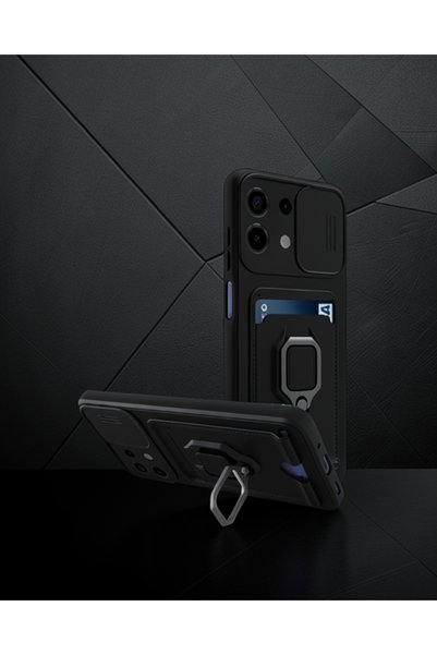 Generic Brand Xiaomi Redmi Note 13 4g Case Zuma Silicone with Ring and Busine...
