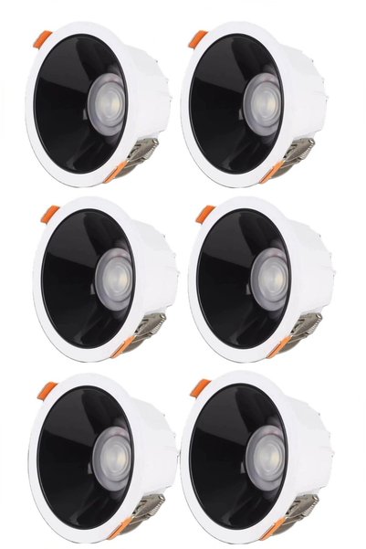 Hammer كشاف همر LED مانع للتوهج 7 واط مقاس 7 سم إضاءة صفراء