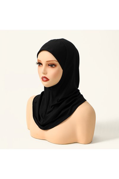Choice MSL212-01 تصميم جديد حجاب فوري سادة للنساء المسلمات بسحاب مخفي، جلابيب...