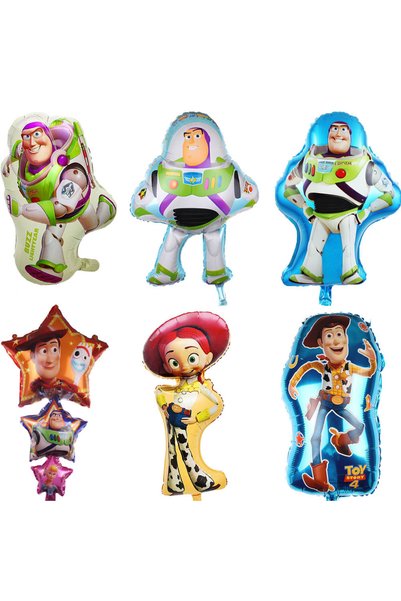 Hasbro Balloon-6PCS Kids Birthday Decoration Disposable Tableware Toy Story C...