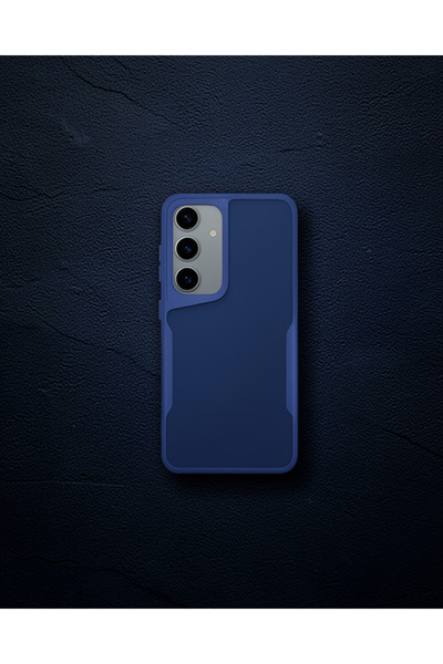 Generic Brand Samsung Galaxy A14 4g Case Boyi Silicone Cover - Navy Blue