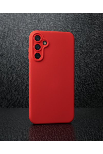 teknodayım Samsung Galaxy A15 4g Case Nano Velvet Silicone Inside - Red
