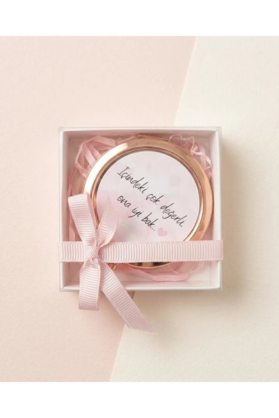 GRAND CONCEPT STORE 10 Adet Kişiye Özel Kutulu Aynalı Hediyelik Seti Bekarlığa Veda Bridal Party Nişan Hediyesi