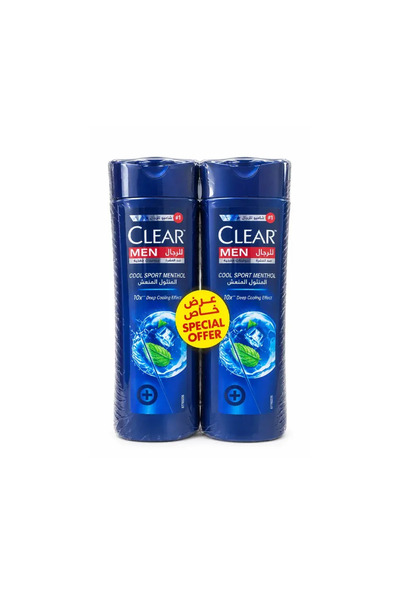 Clear Clear Refreshing Menthol Cleansing Shampoo 1+1 Offer - 350 ml