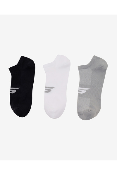 SKECHERS 3'Lü Paket Bilekli Çorap Unisex Siyah-Gri-Beyaz Çorap S2520324-3706