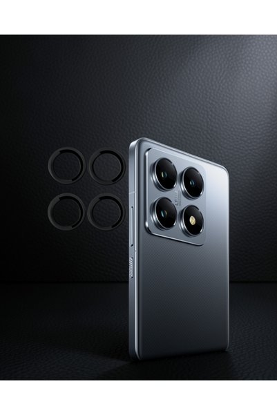 Generic Brand Joko Xiaomi Mi 14t Pro Pvd Metal Camera Lens - Black