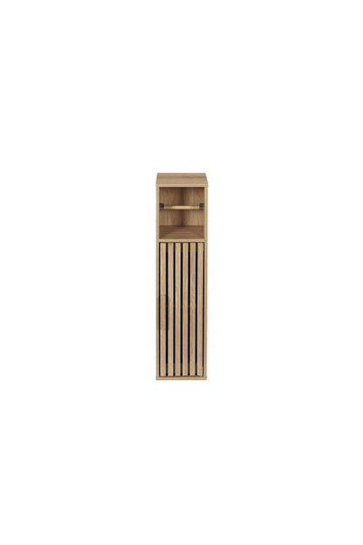 Home Deco Factory Ξύλινη θήκη χαρτιού υγείας με αποθηκευτικό χώρο, 20x19x78 εκ.