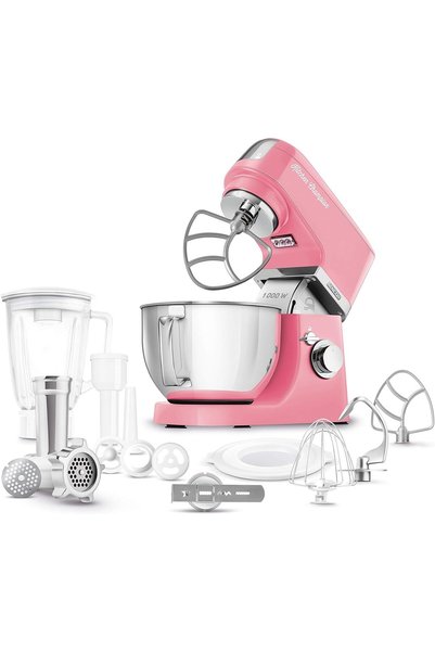 Generic STM 6354RD STAND MIXER 1000W BOWL 4.5L 17 FUNCTIONS LED LIGHT METAL B...