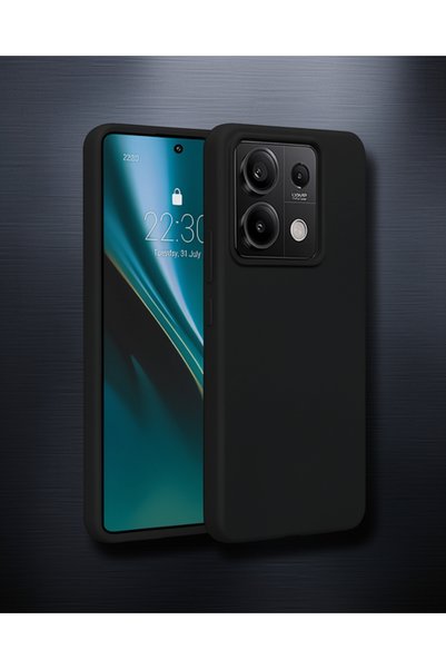 Generic Brand حافظة هاتف Xiaomi Redmi Note 13 Pro 5g من السيليكون الأول - أسود
