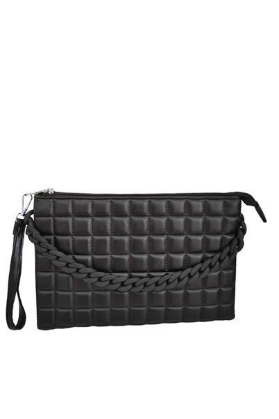 Etsantaki Co & Coo Fashion Γυναικεία Τσάντα Χιαστί Μαύρη 01289-7