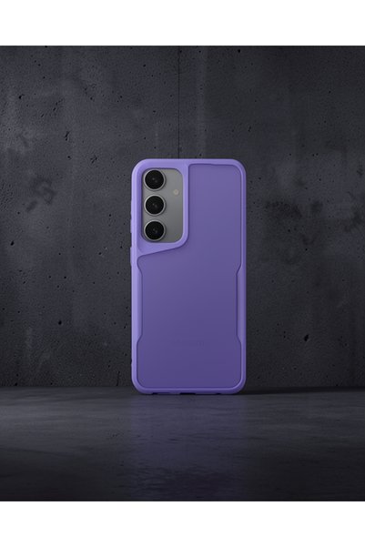 teknodayım Samsung Galaxy A24 4g Case Boyi Silicone Cover - Deep Purple