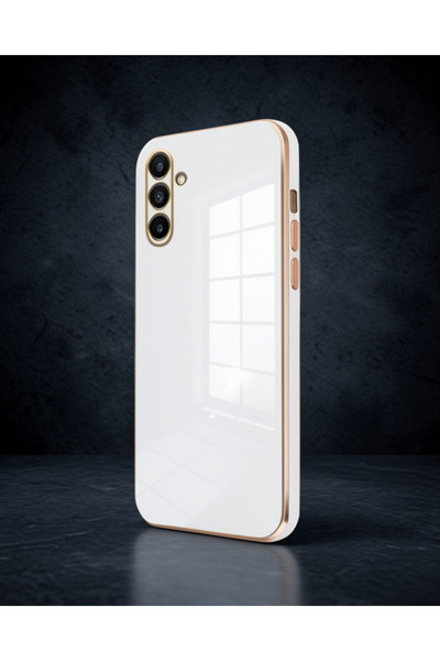 Generic Brand Samsung Galaxy A55 5g Case Volet Silicone - White