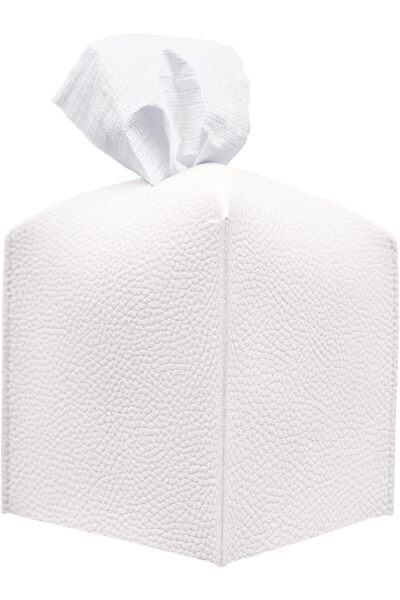 Generic Tissue Box Cover, Refined Modern PU Leather Square Tissue Box Holder ...