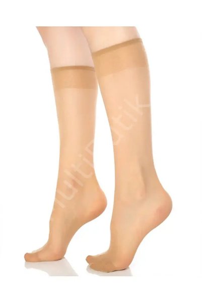 Desimo 20 Den Knee-Length Trouser Socks 24 Pairs-57 Skin Color