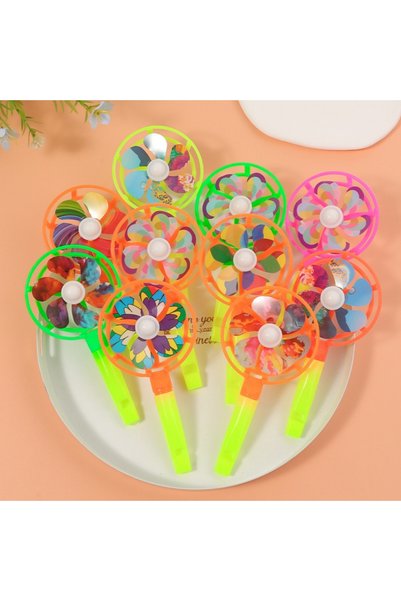 Choice 24PCS 8-24Pcs Fun Colorful Whistle Pinwheel for Birthday Party Carniva...