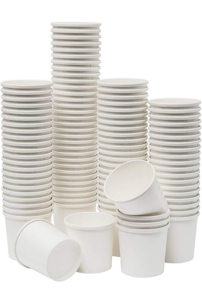 Generic Paper Soup & Ice Cream Cups 100 Count, Paper Disposable Dessert Bowls...