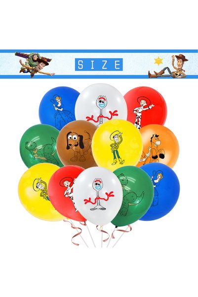 Hasbro Balloon-12PCS-1 Kids Birthday Decoration Disposable Tableware Toy Stor...