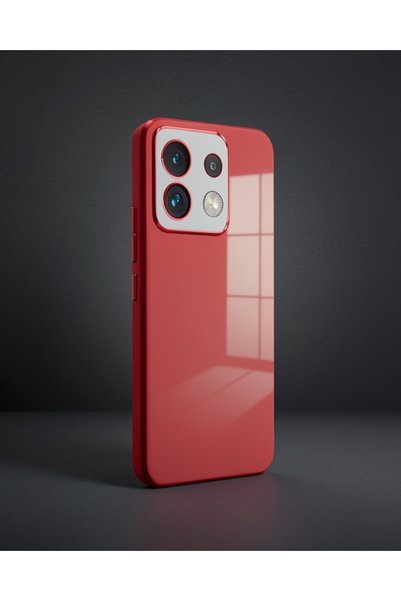 Generic Brand حافظة هاتف Xiaomi Redmi Note 13 5G من السيليكون - أبيض