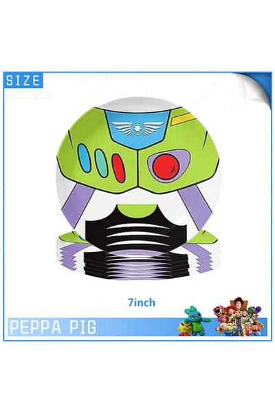Hasbro 7inch plate-10PCS-2 Kids Birthday Decoration Disposable Tableware Toy ...