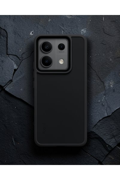 Generic Brand حافظة هاتف Xiaomi Redmi Note 13 4g من السيليكون - أسود