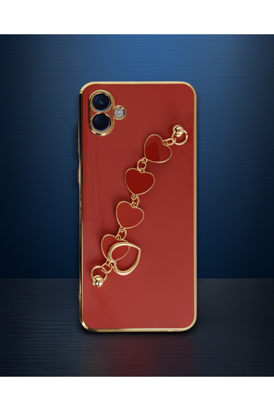 teknodayım Samsung Galaxy A04 Case Esila Silicone - Red
