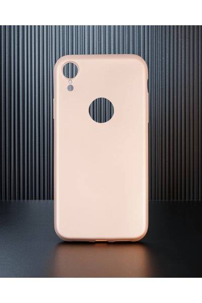 teknodayım Apple iPhone Xr Case First Silicone - Rose Gold