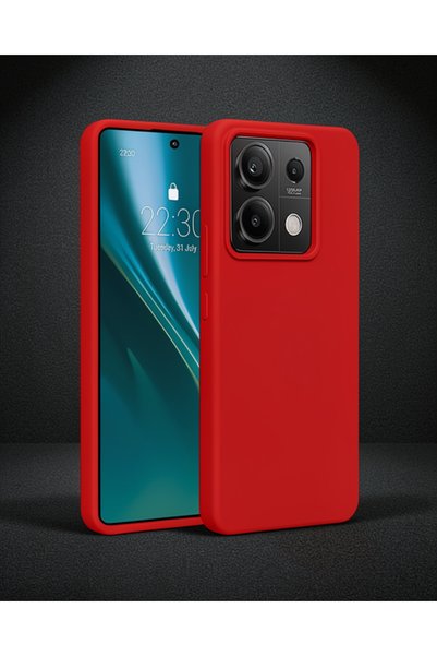 teknodayım Xiaomi Redmi Note 13 Pro 5g Case First Silicone - Red