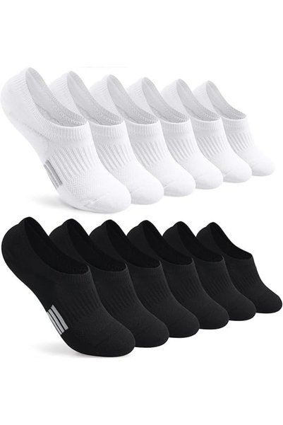 Generic No Show Socks for Women – Cushioned Low Cut Invisible Footies, Athlet...