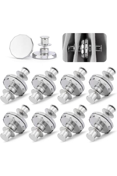 TERRIFI Magnetic Curtain Lock for Home, Office, and Bedroom, 8 Pairs of Stron...