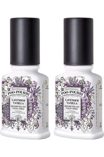 Generic PooPourri Before You Go Spray, Lavender Vanilla, 2 Count of 2 Fl Oz B...