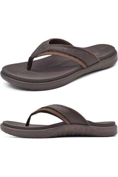 Generic Mens Thong Sandals Sport Orthotic Flip Flops With Arch Support
