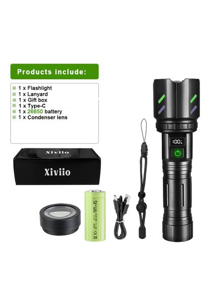 Choice 2026 SET-A Super Powerful Flashlights Concentrating Ignition Flashligh...
