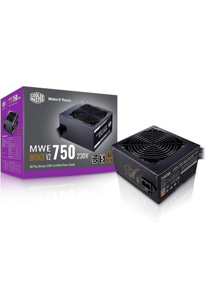 Generic مزود طاقة MWE 750 برونزي V2 - غير قابل للتعديل |   شهادة 80 بلس برونز...