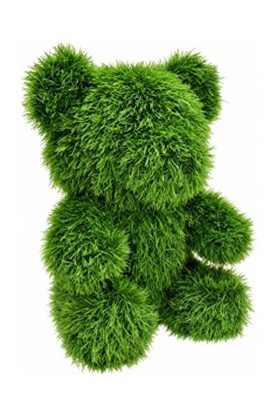 SERENE Decorative Bear Shaped Animal Artificial Grass