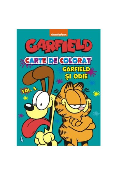 Bookidz Carte de colorat Garfield vol. V - Garfield și Odie