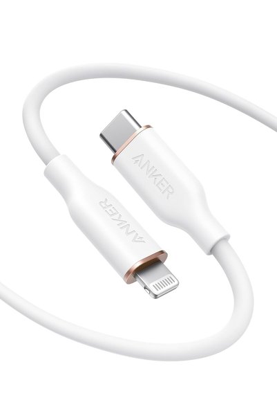 Generic كابل USB C إلى Lightning، معتمد من MFi (0.9 متر، أبيض سحابي)