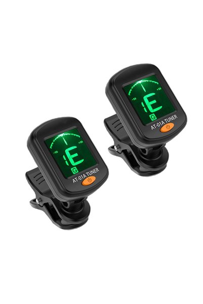 KASTWAVE Guitar Tuner 2 Pack, Clip On Tuner for Guitar/Bass/Violin/Ukulele, A...