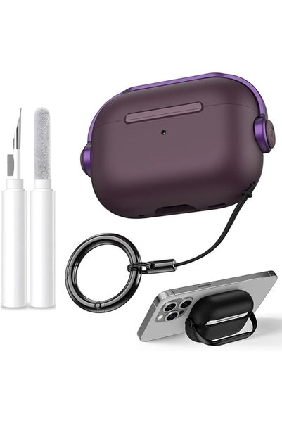 GENERAL غطاء حماية لسماعات Airpods Pro 3 [مع قفل أمان] [مع طقم تنظيف] [مع سلس...