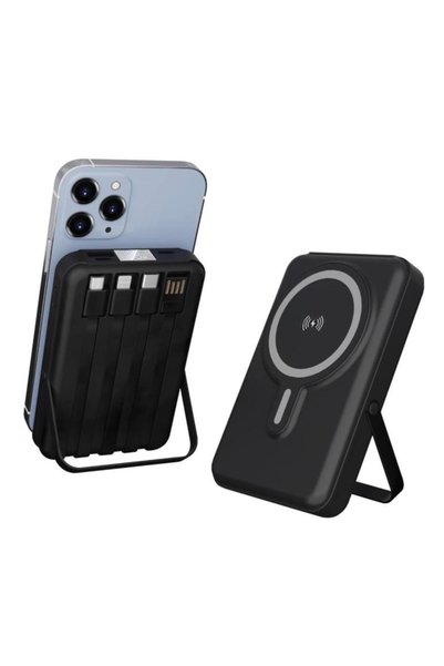 OEM Πράσινο Μαγνητικό Power Bank 20000mAh με Ασύρματη Φόρτιση 15W, PD 22.5W, ...