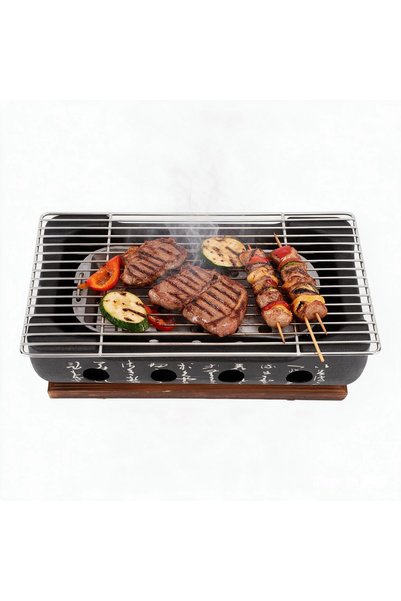 GENERAL Japanese Charcoal BBQ Grill XL Portable Aluminum Alloy Camping Stove ...