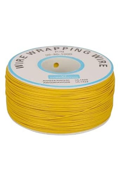 Fafeicy Tinned Copper Wrapping Wire 30AWG 0.25mm 200m Black