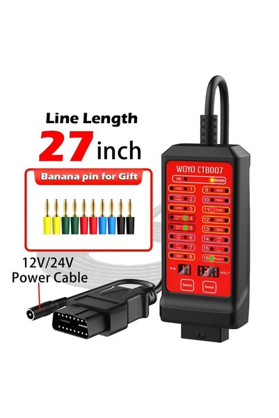 Choice صندوق توصيل OBD2 CTB007 من WOYO مع كابل مقاس 27/59 بوصة لأداة تشخيص OB...