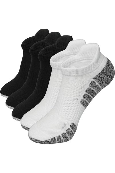 Generic 5 Pairs Running Ankle Cotton Socks for Men Women