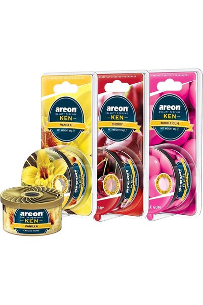 Generic - Ken Collection Cherry,Bubble Gum, Vanilla - (Pack of 3)