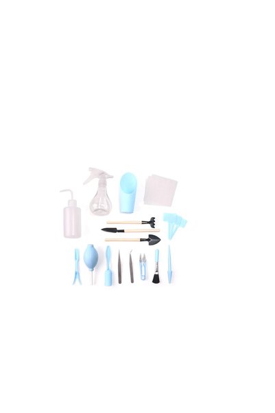 Generic Brand Set 20 de piese trusa pentru gradinarit, plastic, metal, lemn, ...