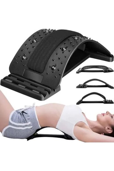 Trizand Device for massaging and straightening the back and lumbar area